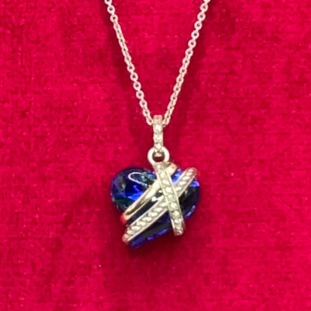 Brighton Blue Heart Pendant Necklace
